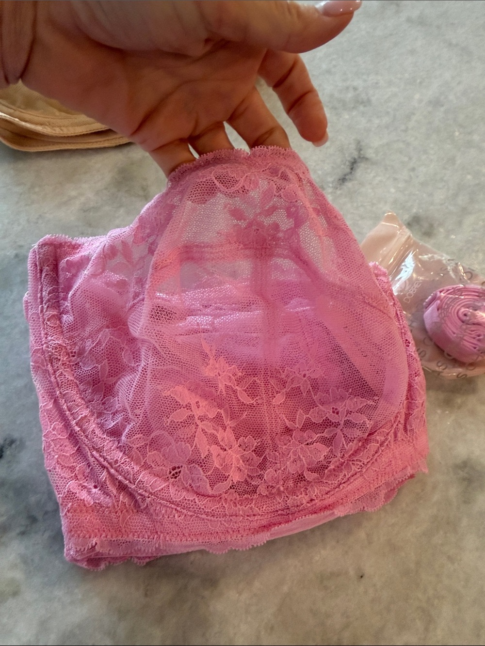 Lace Bralette in Pink